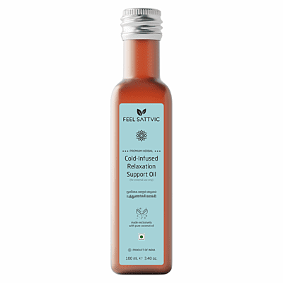 Premium Herbal Cold-Infused Relaxation Support Oil - 100ml