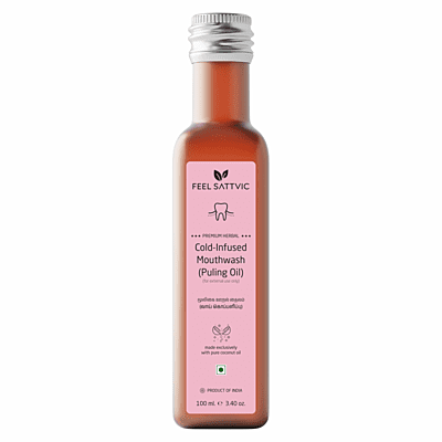 Premium Herbal Cold-Infused Mouthwash (Pulling Oil) - 100ml