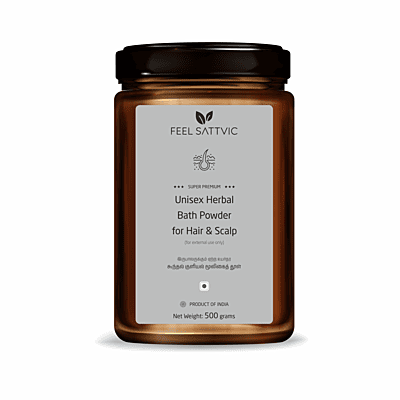 Super Premium Unisex Herbal Bath Powder for Hair & Scalp - 500g