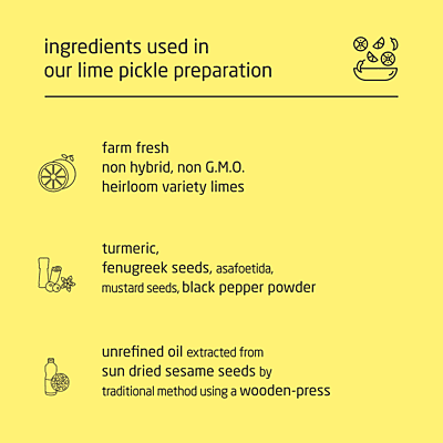 Premium Cold-Packed Pepper Lime Pickle – 185g Premium Cold-Packed Pepper Lime Pickle – 185g
