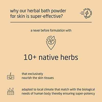 Super Premium Unisex Herbal Bath Powder for Skin - 500g Super Premium Unisex Herbal Bath Powder for Skin - 500g