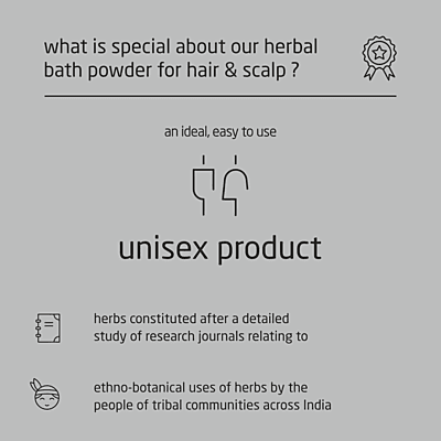 Super Premium Unisex Herbal Bath Powder for Hair & Scalp - 500g Super Premium Unisex Herbal Bath Powder for Hair & Scalp - 500g