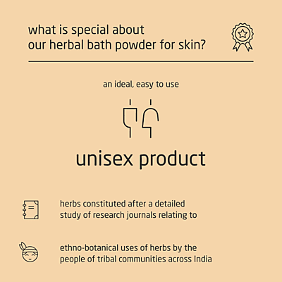 Super Premium Unisex Herbal Bath Powder for Skin - 500g Super Premium Unisex Herbal Bath Powder for Skin - 500g
