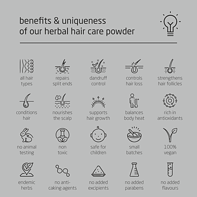 Super Premium Herbal Hair Care Powder - 100g Super Premium Herbal Hair Care Powder - 100g