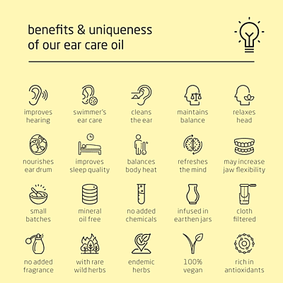Premium Herbal Cold-Infused Ear Care Oil - 100ml Premium Herbal Cold-Infused Ear Care Oil - 100ml