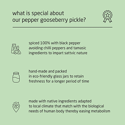 Premium Pepper Wild Indian Gooseberry Pickle - 200g
