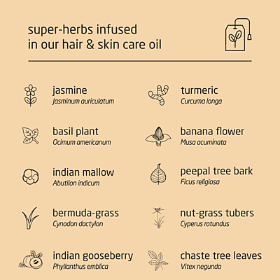Premium Herbal Cold-Infused Hair & Skin Care Oil - 100ml Premium Herbal Cold-Infused Hair & Skin Care Oil - 100ml