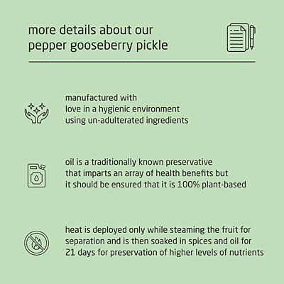 Premium Pepper Wild Indian Gooseberry Pickle - 200g