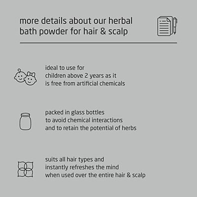 Super Premium Unisex Herbal Bath Powder for Hair & Scalp - 500g Super Premium Unisex Herbal Bath Powder for Hair & Scalp - 500g