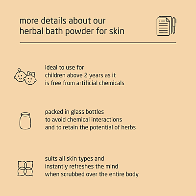 Super Premium Unisex Herbal Bath Powder for Skin - 500g Super Premium Unisex Herbal Bath Powder for Skin - 500g