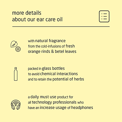 Premium Herbal Cold-Infused Ear Care Oil - 100ml Premium Herbal Cold-Infused Ear Care Oil - 100ml