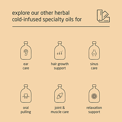 Premium Herbal Cold-Infused Hair & Skin Care Oil - 100ml Premium Herbal Cold-Infused Hair & Skin Care Oil - 100ml